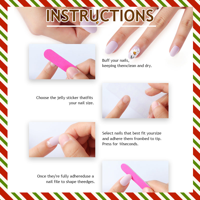 DBO Purl Hand Made Press On Nail #GZ-80-96