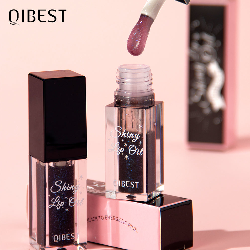 DBO MALL Q2416 Black Color Changing Lip Shiny Lip Oil