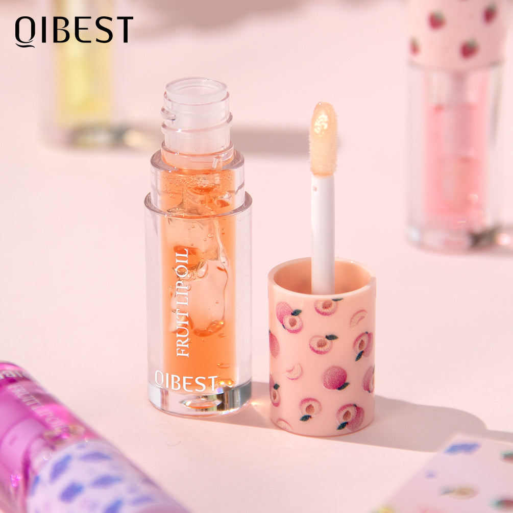 DBO MALL Q2424 4 colors Fruit Flavored  Lip Gloss oil Set