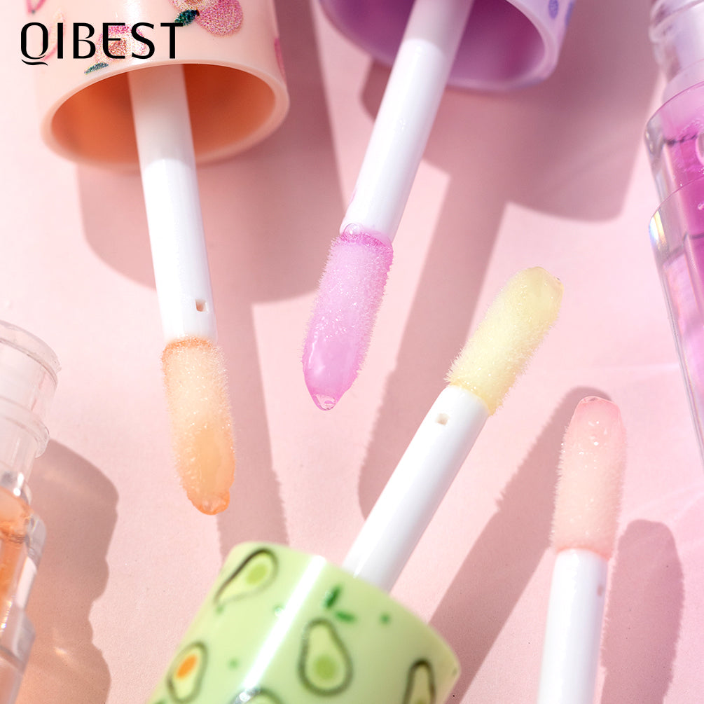 DBO MALL Q2415 Fruit-Flavored Plumping Lip Oil Set 4 Packs