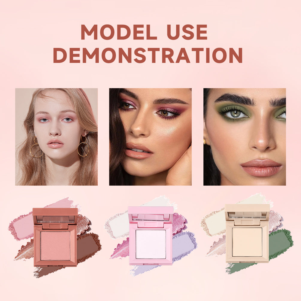 DBO MALL Q2395 3 Colors Matte and Glitter Eyeshadow