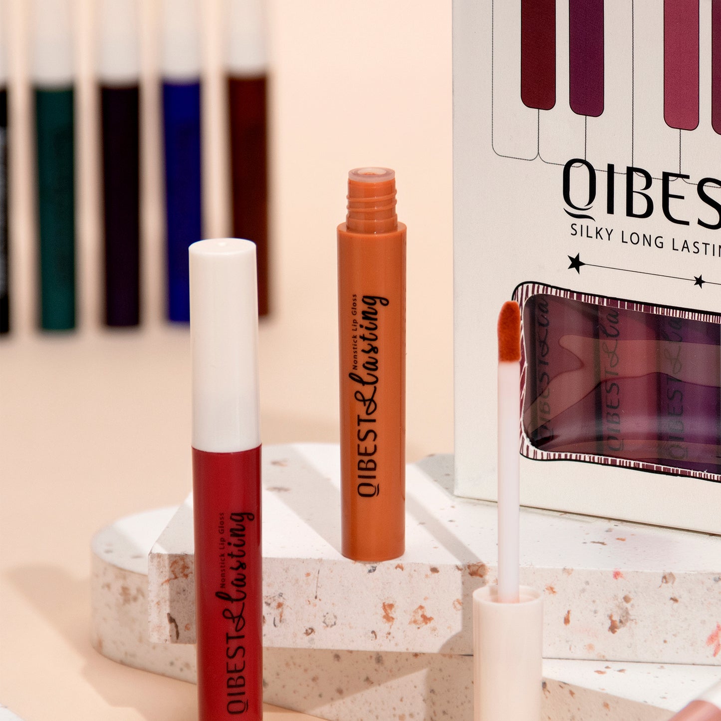 DBO MALL Q2236 12Pcs Velvet Matte Liquid Lipstick Makeup Sets