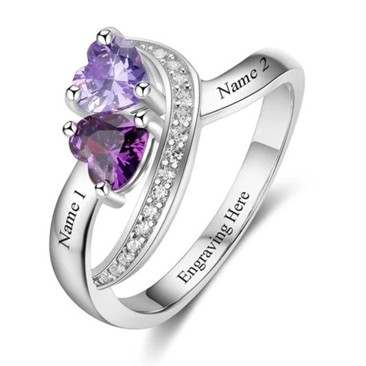 OEM Purple Stone 925 Silver Ring