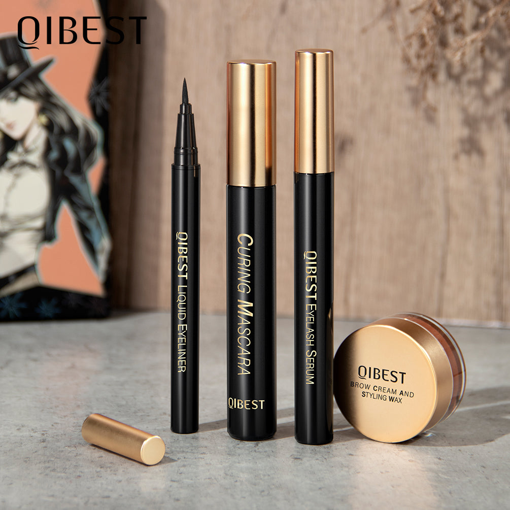 DBO MALL Q2401  4Pcs Mascara+Lash Serum+Liquid Eyeliner