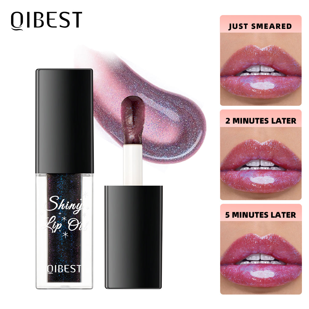 DBO MALL Q2416 Black Color Changing Lip Shiny Lip Oil