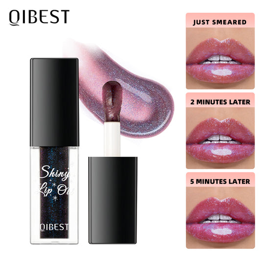 DBO MALL Q2416 Black Color Changing Lip Shiny Lip Oil