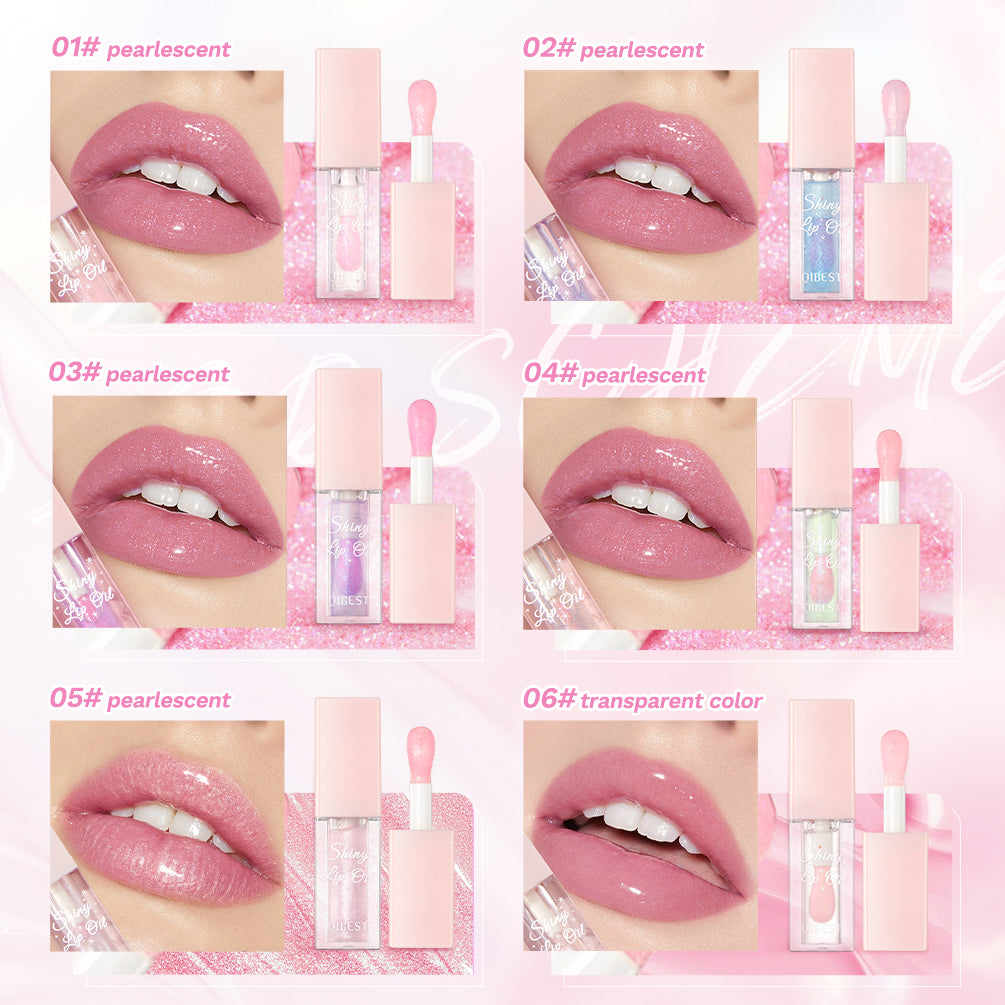 DBO MALL Q2418 Pearlized 6 Colors Changing Lip Oil