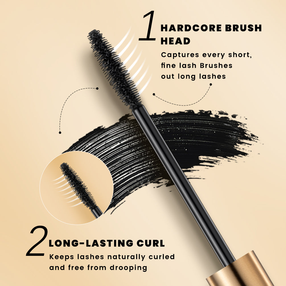 DBO MALL Q2401  4Pcs Mascara+Lash Serum+Liquid Eyeliner
