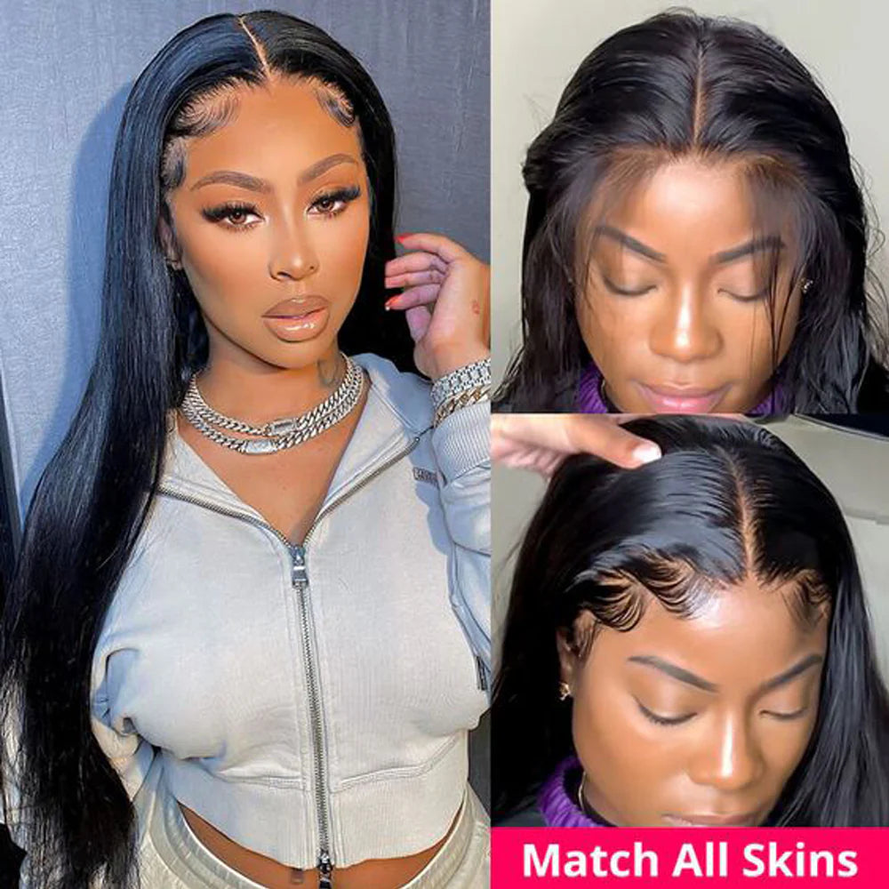 DBO MALL Straight Wig with 4x4 Lace Closure