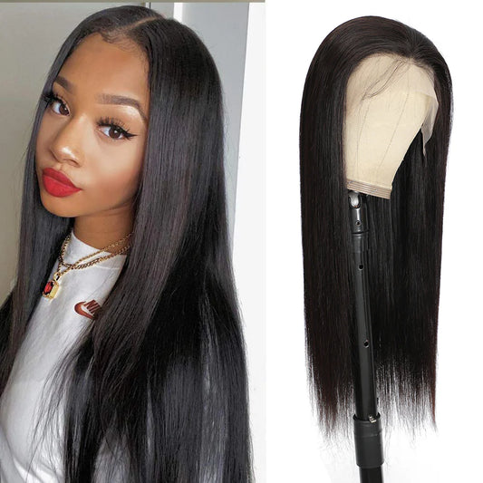 DBO MALL Gerade Perücke 13x4 Lace Front Perücke
