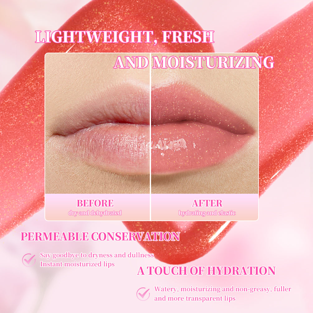 DBO MALL Q2420 Feuchtigkeitsspendendes Lip Glow Oil 