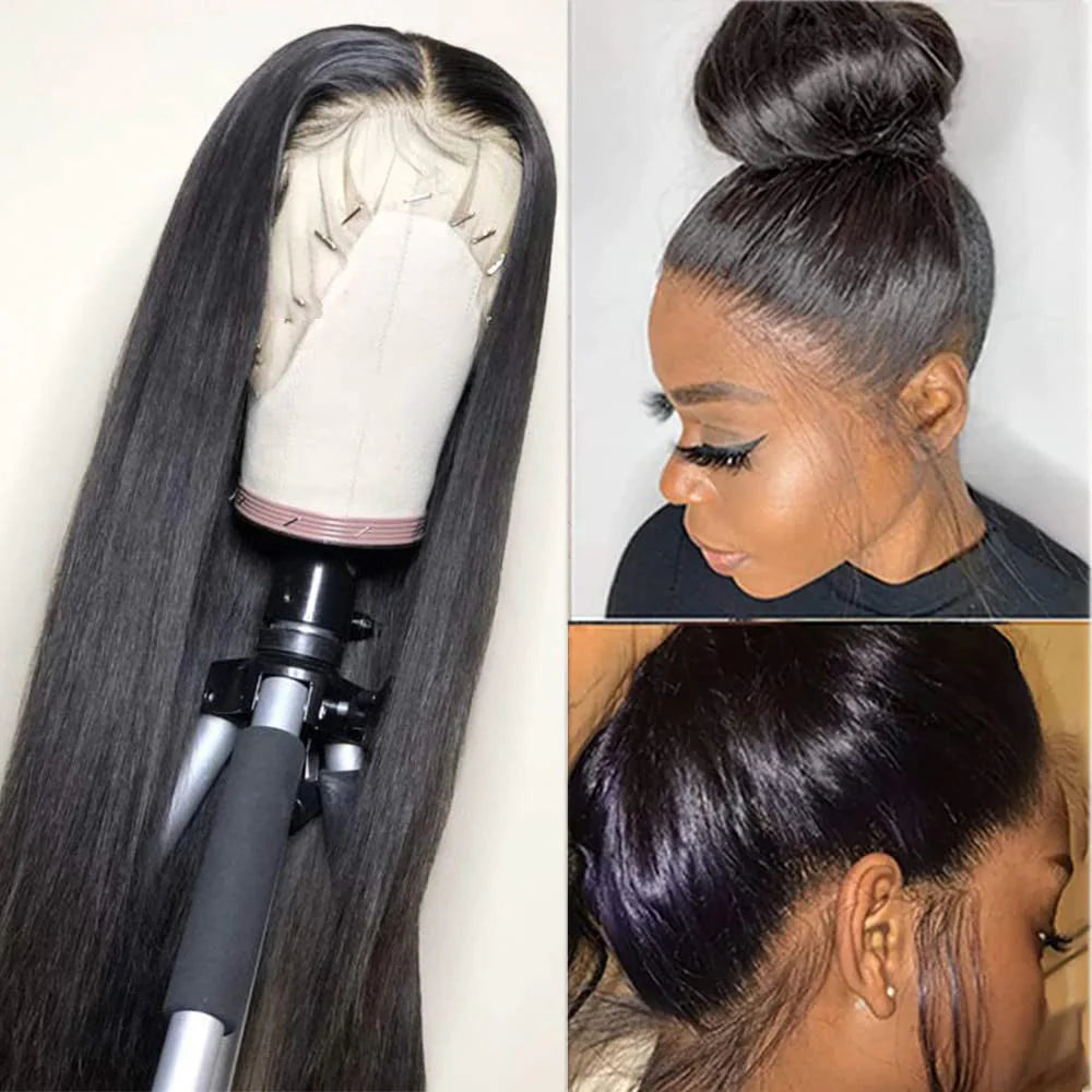 DBO MALL 360 Lace Frontal Straight Human Hair Wig
