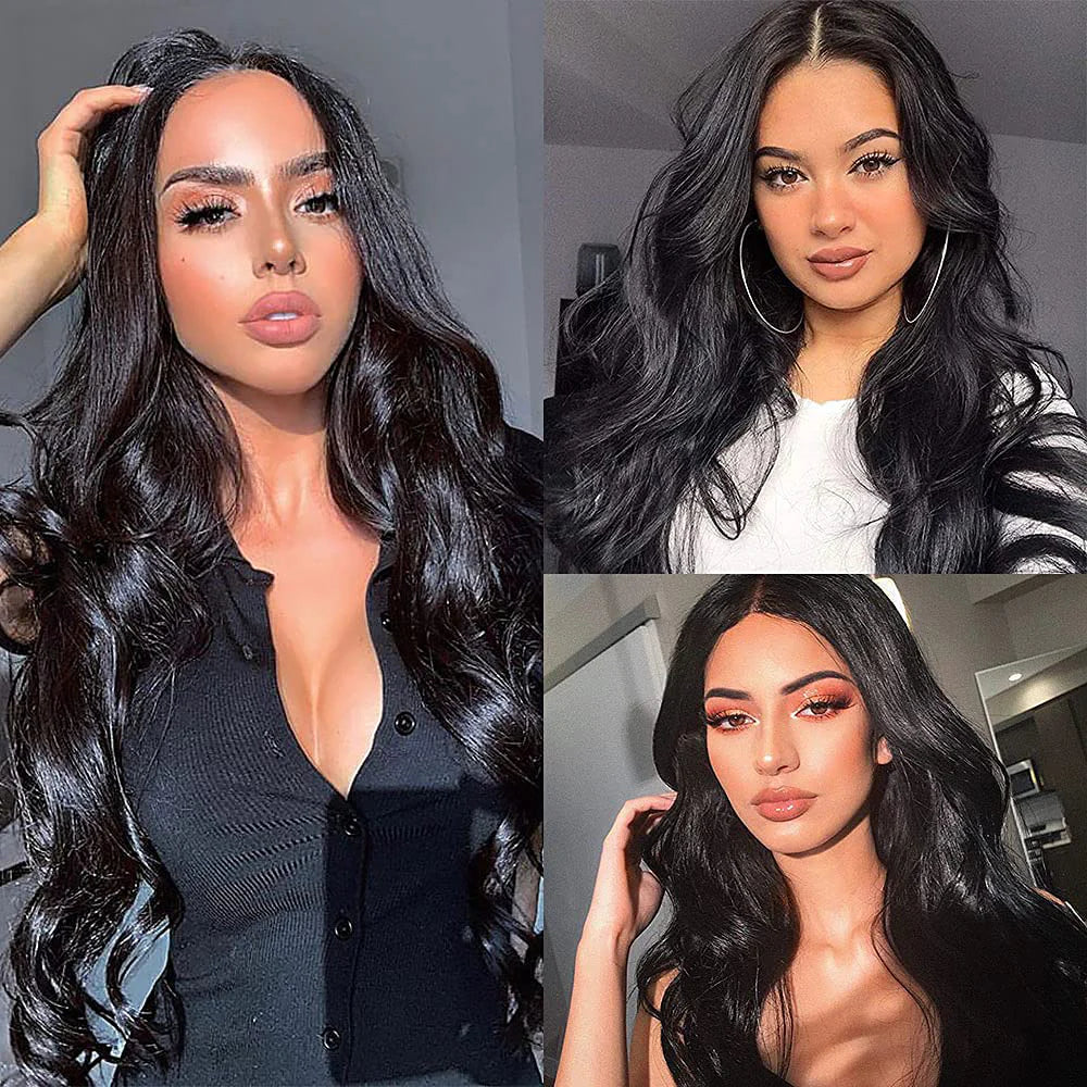 DBO MALL Body Wave Wig 4x4 Lace Closure