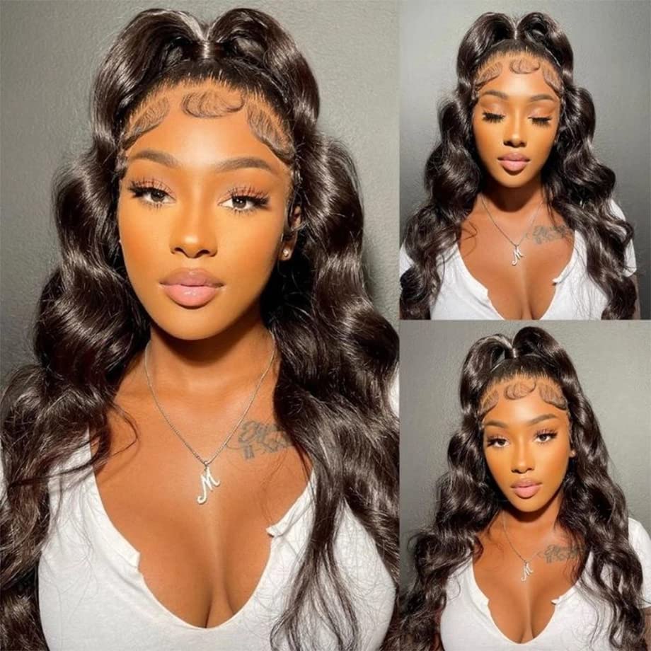 DBO MALL Body Wave Wig with 13x4x1 Lace Frontal