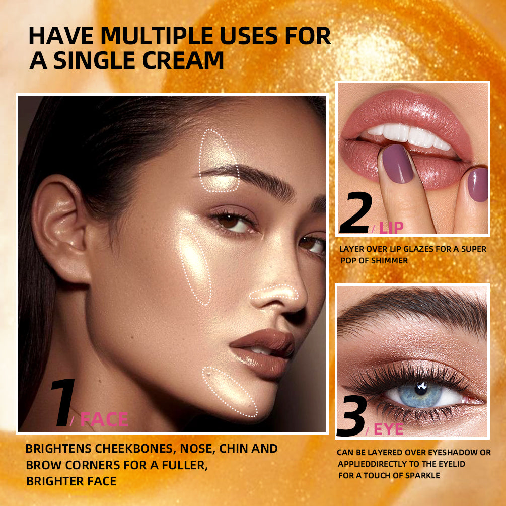 DBO MALL Q2425 Highlighter-Palette Highlighter-Makeup 