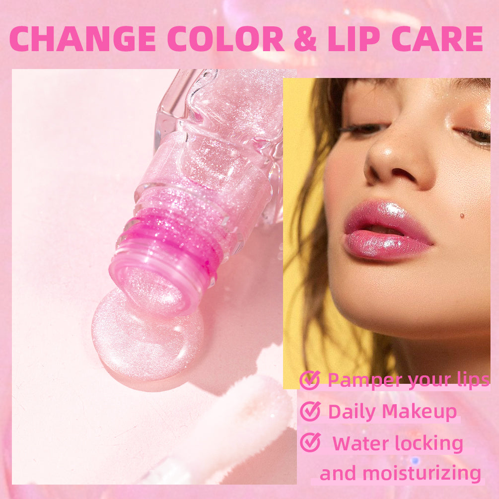 DBO MALL Q2394 Changing Moisturizing Lip Glow Gloss Oil