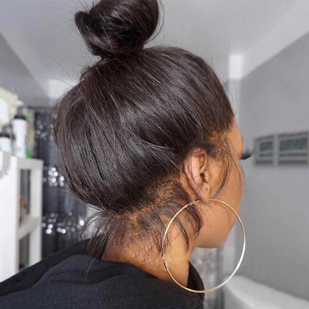 DBO MALL 360 Lace Frontal Straight Human Hair Wig