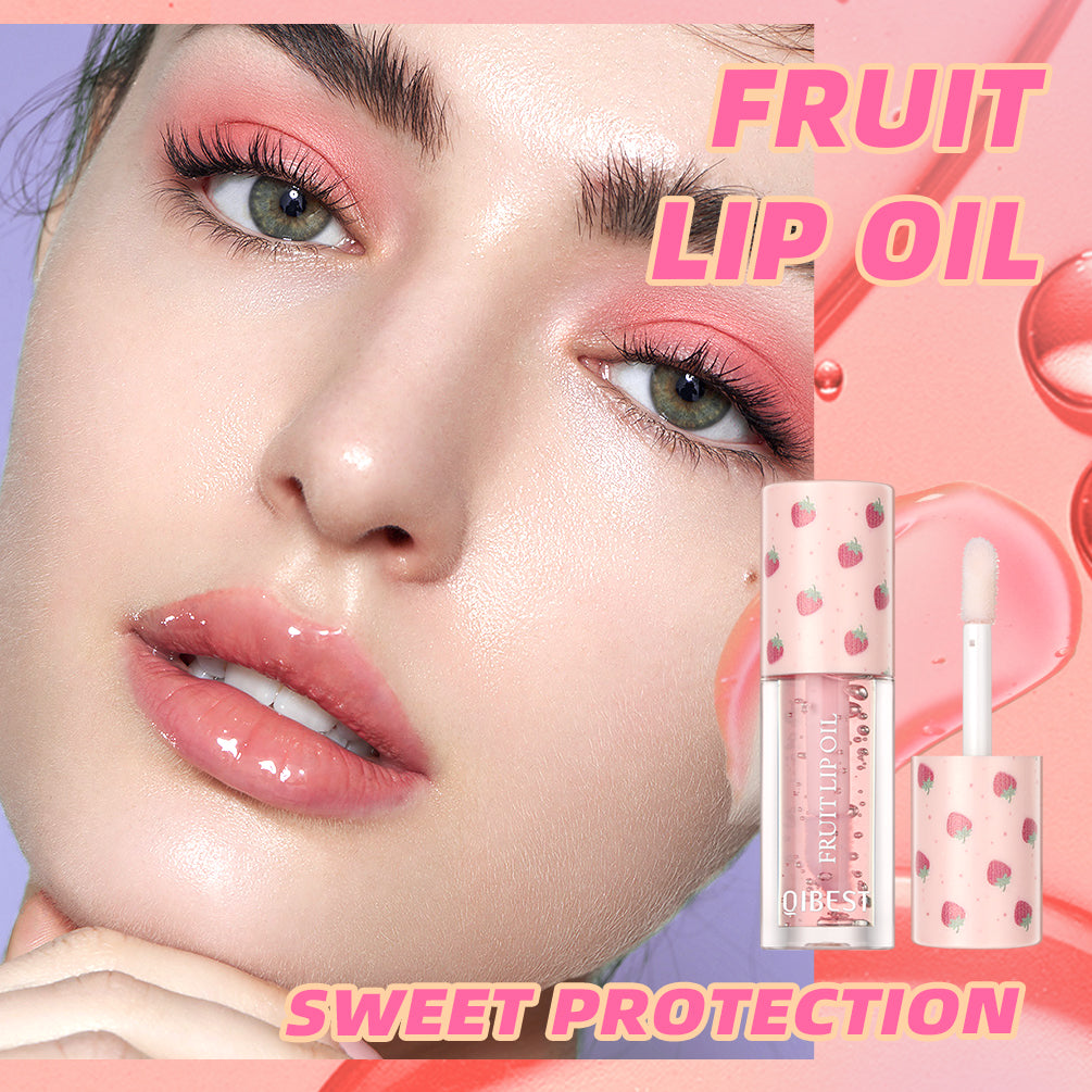 DBO MALL Q2424 4 colors Fruit Flavored  Lip Gloss oil Set