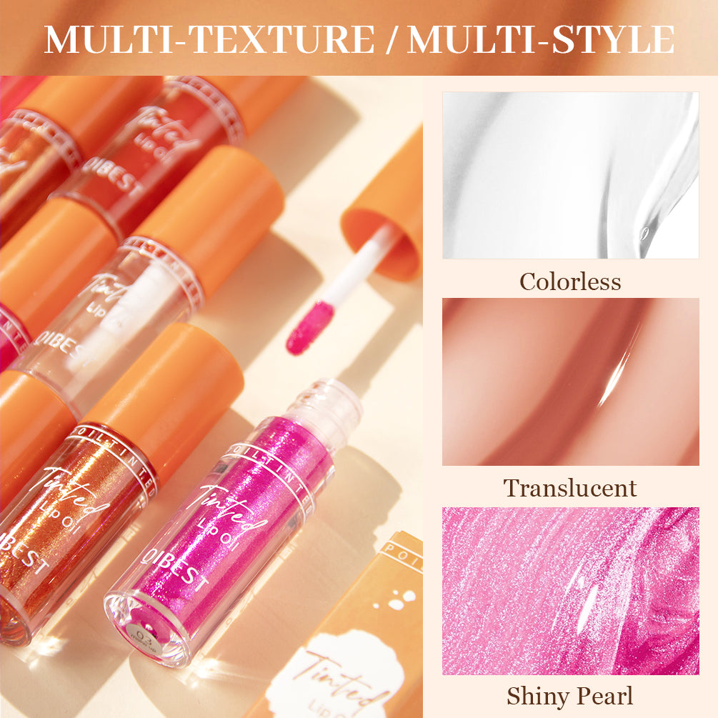 DBO MALL Q2406 4Pcs Hydrating Lip Glow Oil