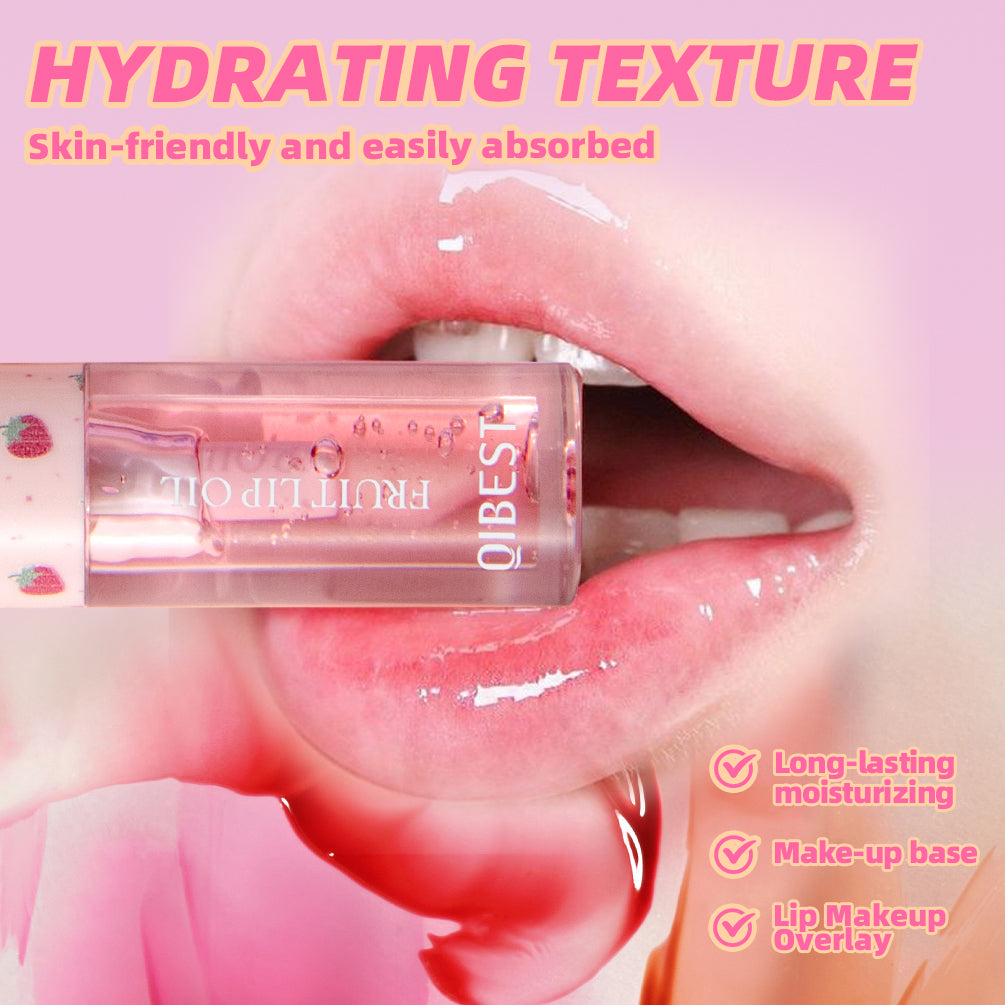 DBO MALL Q2415 Fruit-Flavored Plumping Lip Oil Set 4 Packs