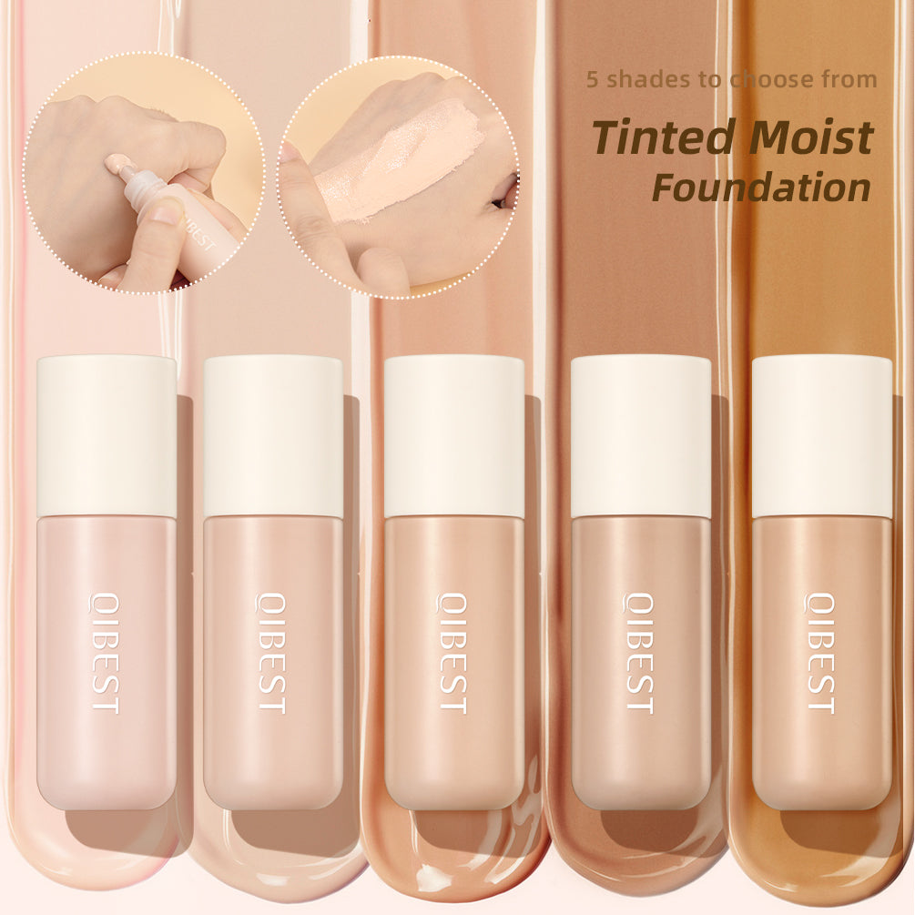 DBO MALL Q2405 Liquid Concealer Makeup Kit 5 colors Tinted moist foundation