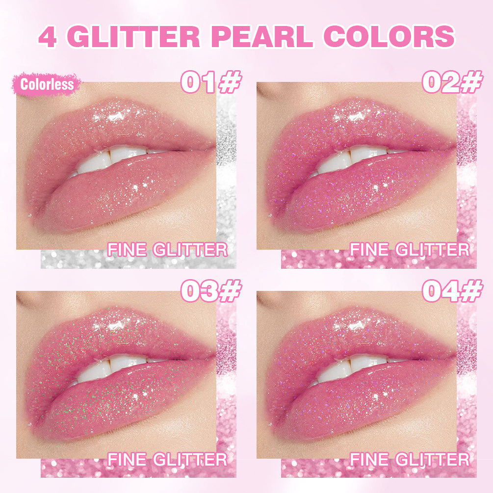 DBO MALL Q2398 3pcs Color Changing Lipstick and Glitter Confetti Balm