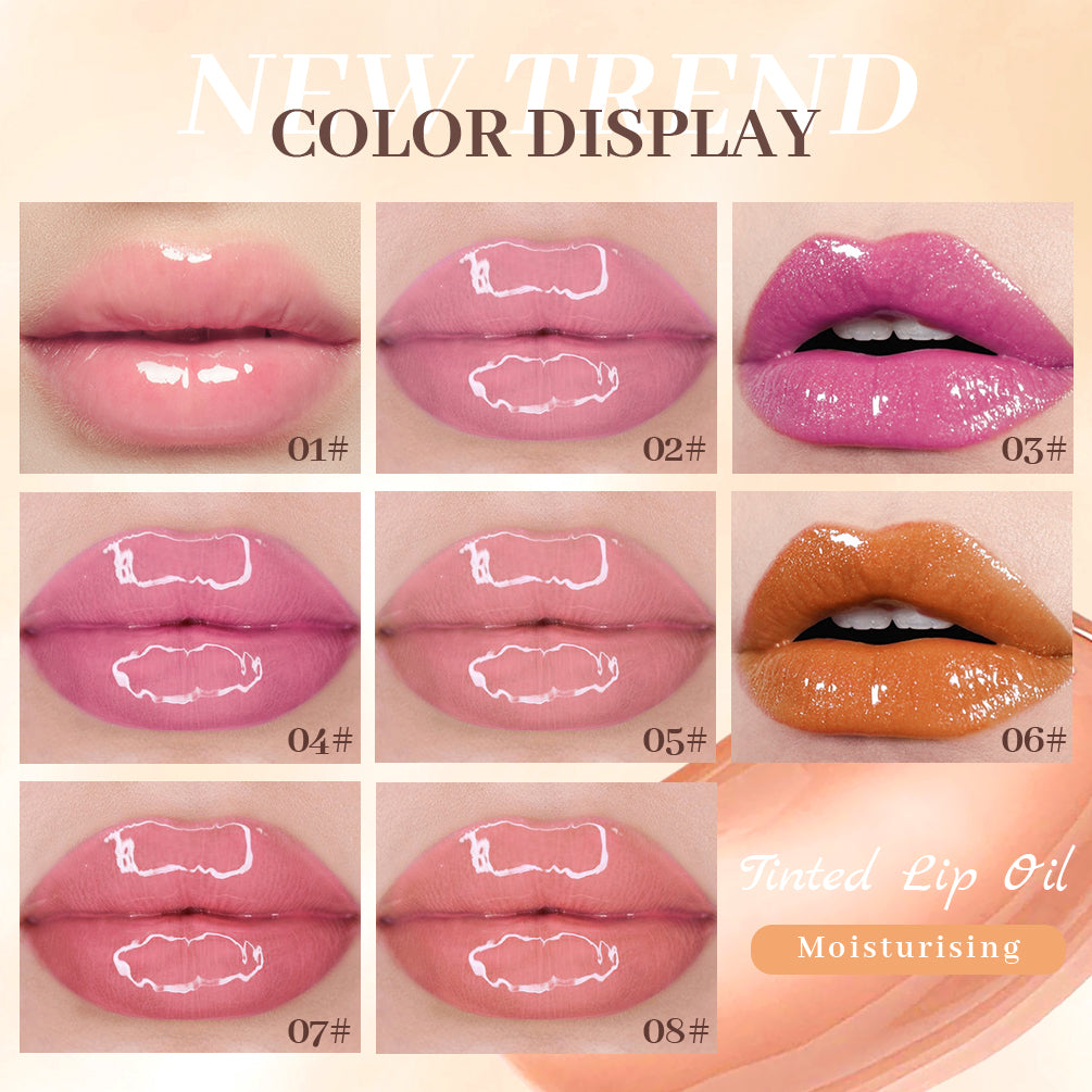 DBO MALL Q2406 4Pcs Hydrating Lip Glow Oil