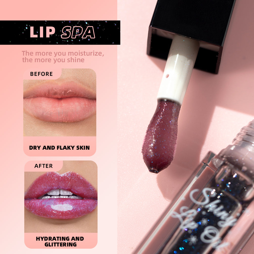DBO MALL Q2416 Black Color Changing Lip Shiny Lip Oil