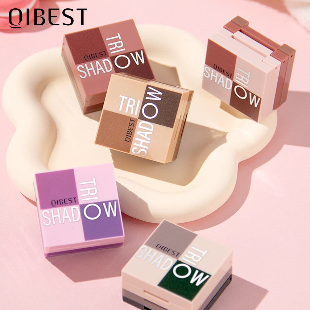DBO MALL Q2395 3 Colors Matte and Glitter Eyeshadow