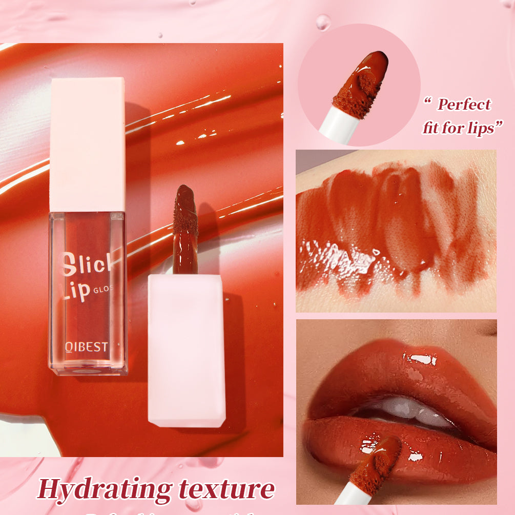 DBO MALL Q2422 Hydrating Lip gloss 6 Colors Moisturizing Glossy Plumping Lip Gloss