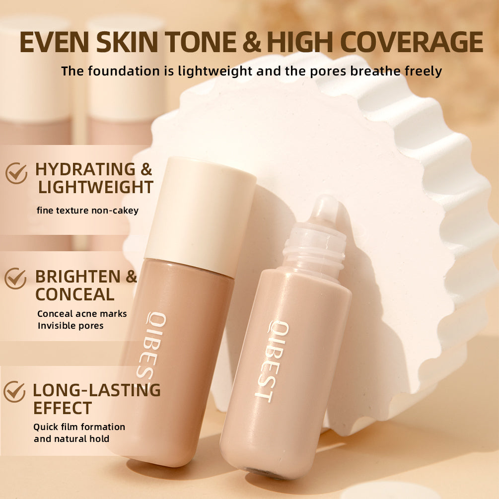 DBO MALL Q2405 Liquid Concealer Makeup Kit 5 colors Tinted moist foundation