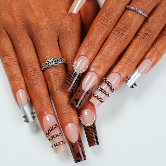 DBO  Pure Hand-made 3D Press On Nails # 98-53