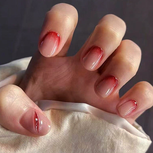 DBO  Beautiful Pure Hand-made Press On Nails For Halloween # 98-15