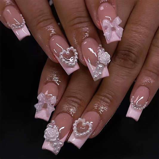 DBO Purl Hand-Made Press on Nails XD-93-43
