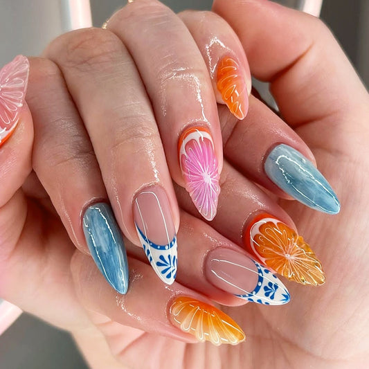 DBO Purl Hand-Made Fake Nails Press On Nails GZ-10-43