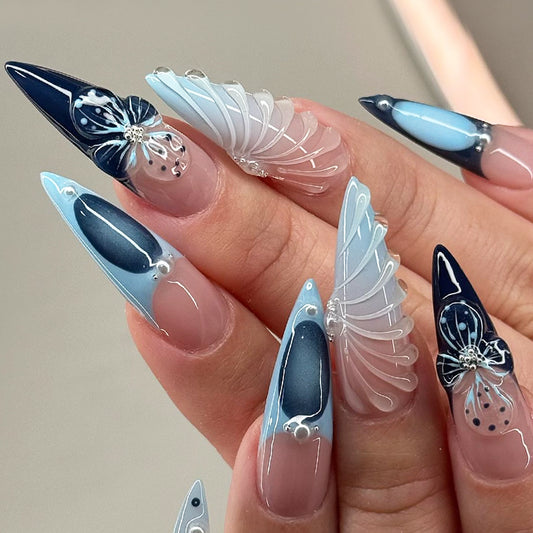 DBO Purl Hand Made 3D Press On Nails # 98-05