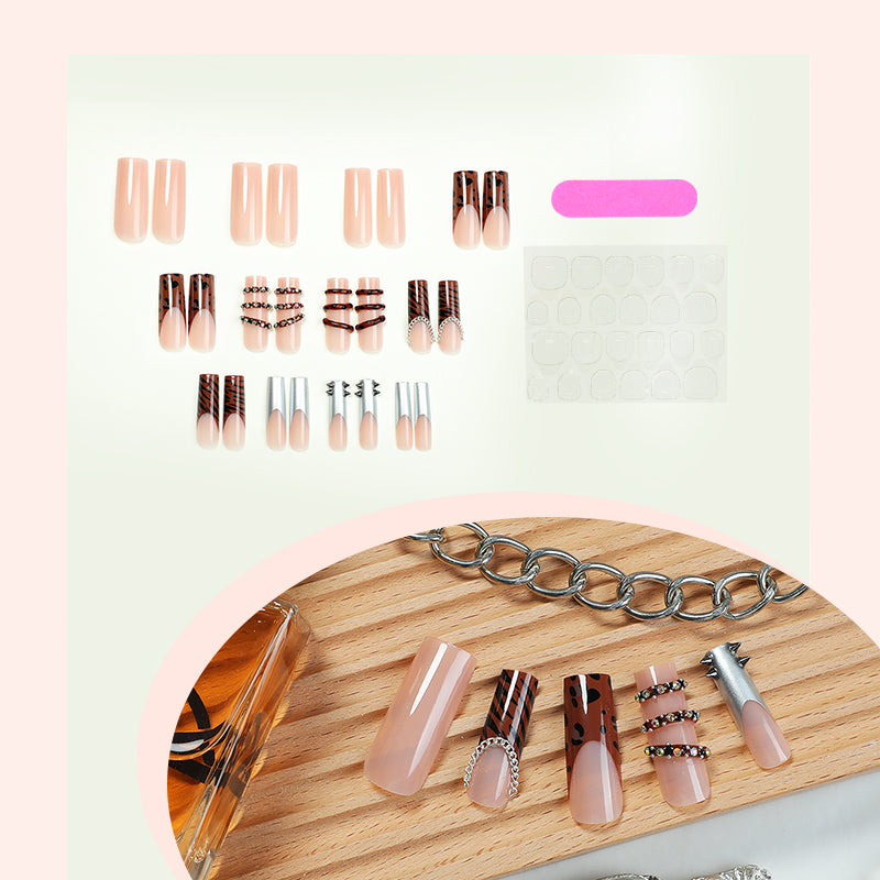 DBO  Pure Hand-made 3D Press On Nails # 98-53