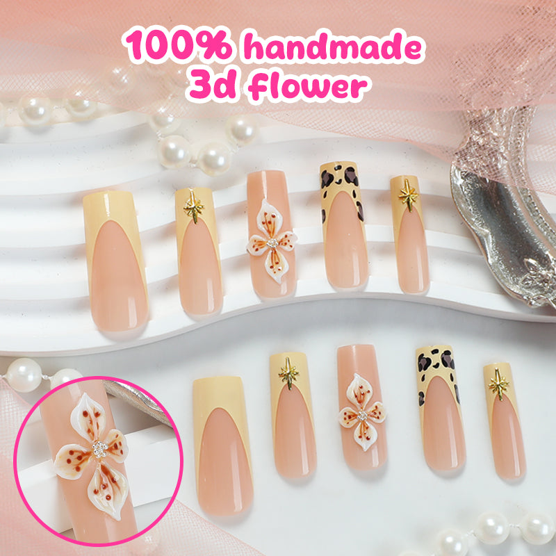 DBO Purl Hand-Made 3D Fake Nail Press On Nail 98-70