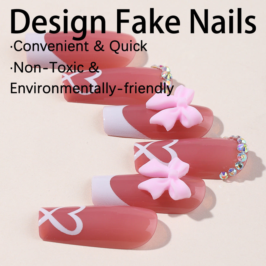 DBO Purl Hand-Made Fake Nails Press on Nails XD-93-34
