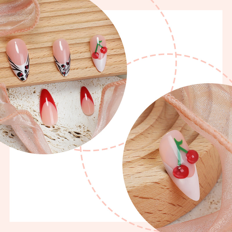 DBO Purl Hand-Made Fake Nail 98-61