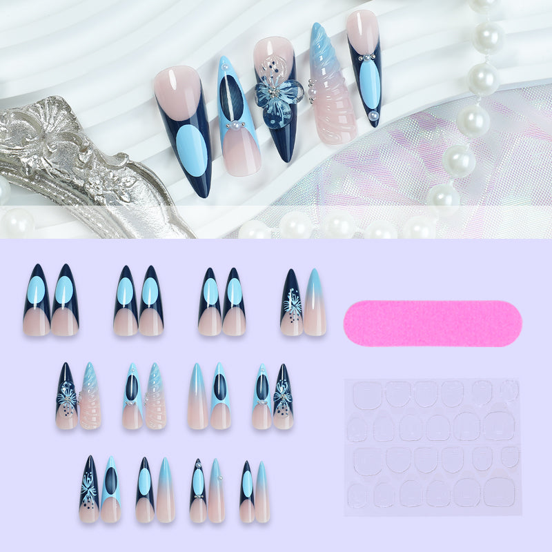 DBO Purl Hand Made 3D Press On Nails # 98-05