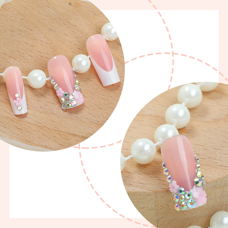DBO  Pure Hand-made 3D Press On Nails # 98-14