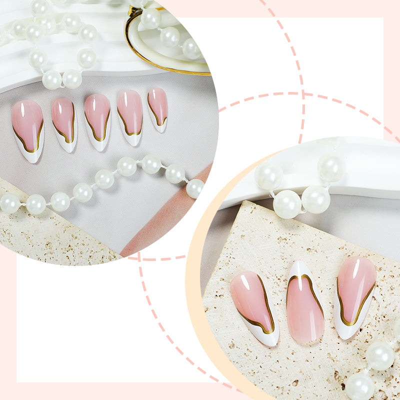 DBO Purl Hand-Made Fake Nail Press On Nails 98-87