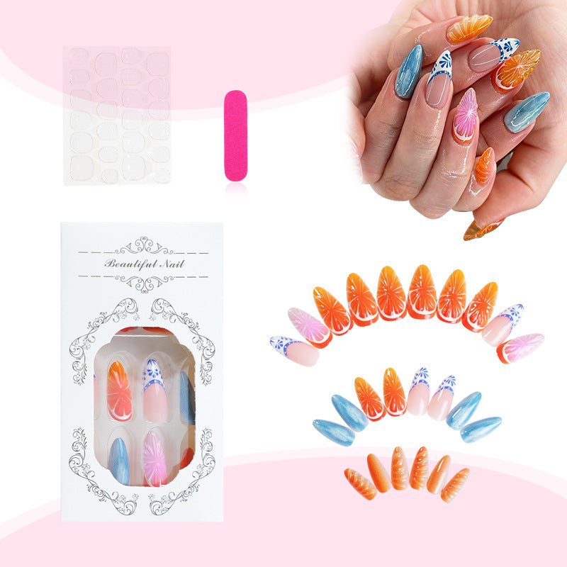 DBO Purl Hand-Made Fake Nails Press On Nails GZ-10-43