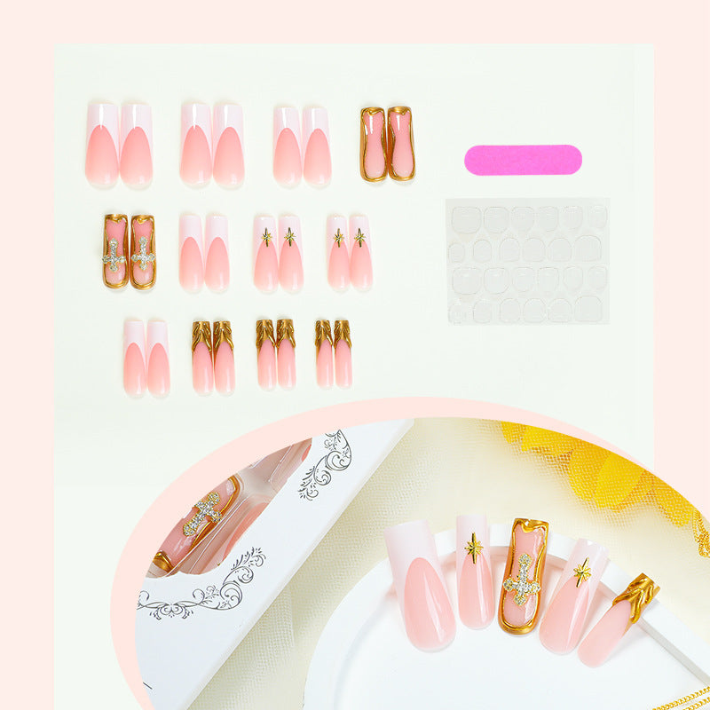 DBO Purl Hand-Made 3D Press On Nails #XH-95-73