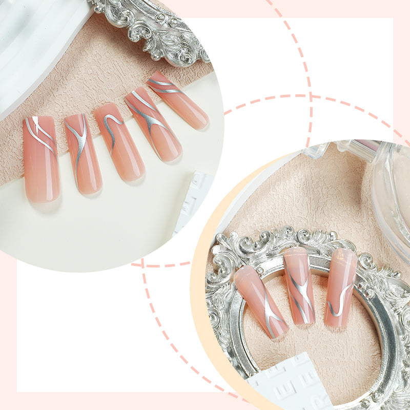 DBO Purl Hand-Made Fake Nail Press On Nails 98-71