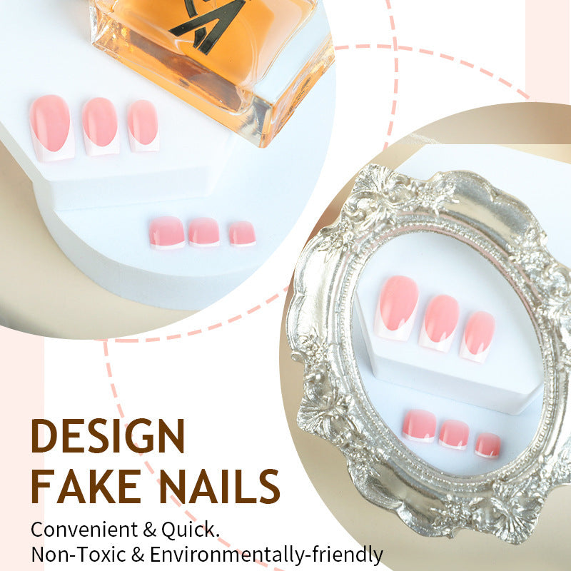 DBO Purl Hand-Made Fake Nail Press On NailsGZ-10-06