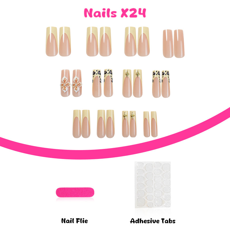 DBO Purl Hand-Made 3D Fake Nail Press On Nail 98-70