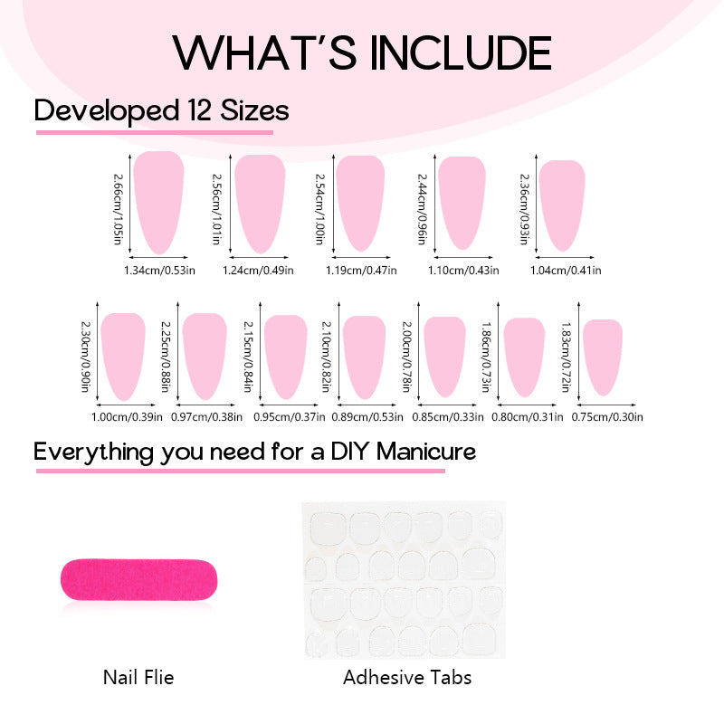 DBO Purl Hand-Made Fake Nails Press On Nails GZ-10-43