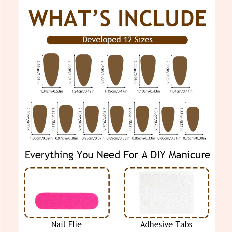 DBO Purl Hand Made Fake Nails 92-53